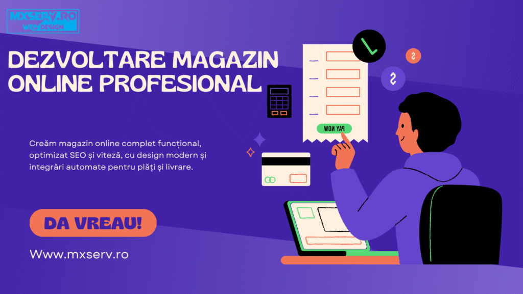 Dezvoltare magazin online profesional