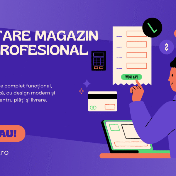 Dezvoltare magazin online profesional